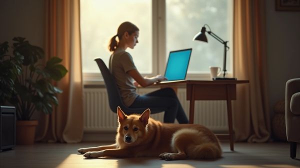 Maîtriser l'équilibre entre avoir un chien et travailler